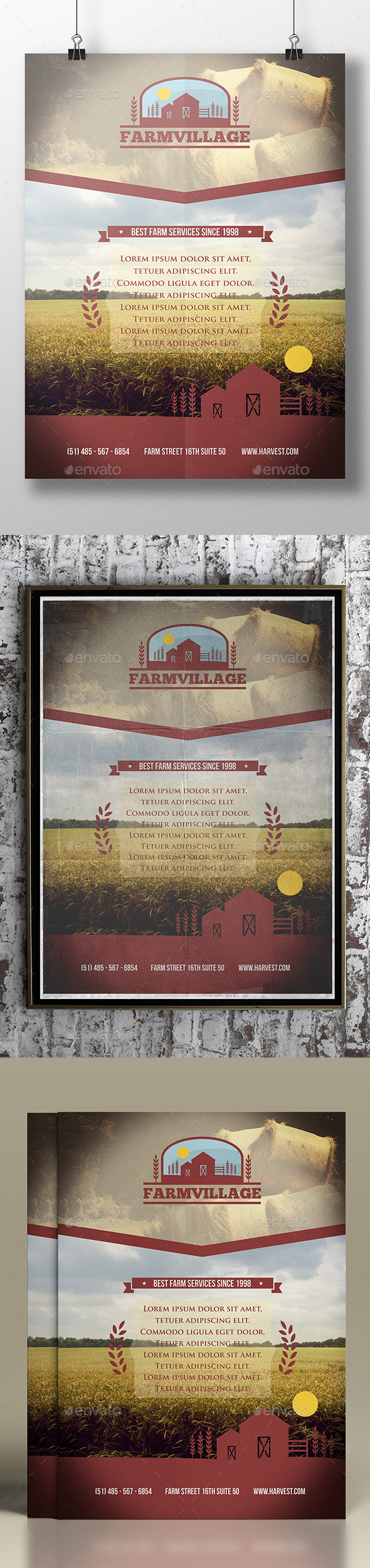 GraphicRiver Agriculture Corporate Flyer Template 11905622 GraphicRiver Agriculture Corporate Flyer Template 11905622