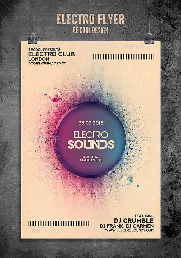 GraphicRiver Electro Flyer Poster 11905993 GraphicRiver Electro Flyer Poster 11905993