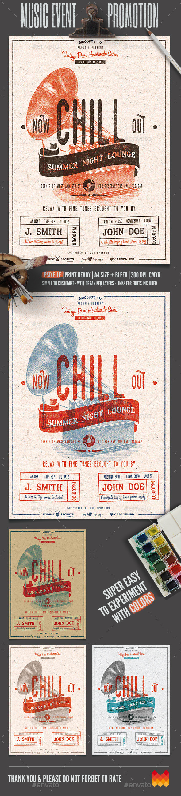 GraphicRiver Chill Out Lounge Flyer Poster 11906839 GraphicRiver Chill Out Lounge Flyer Poster 11906839