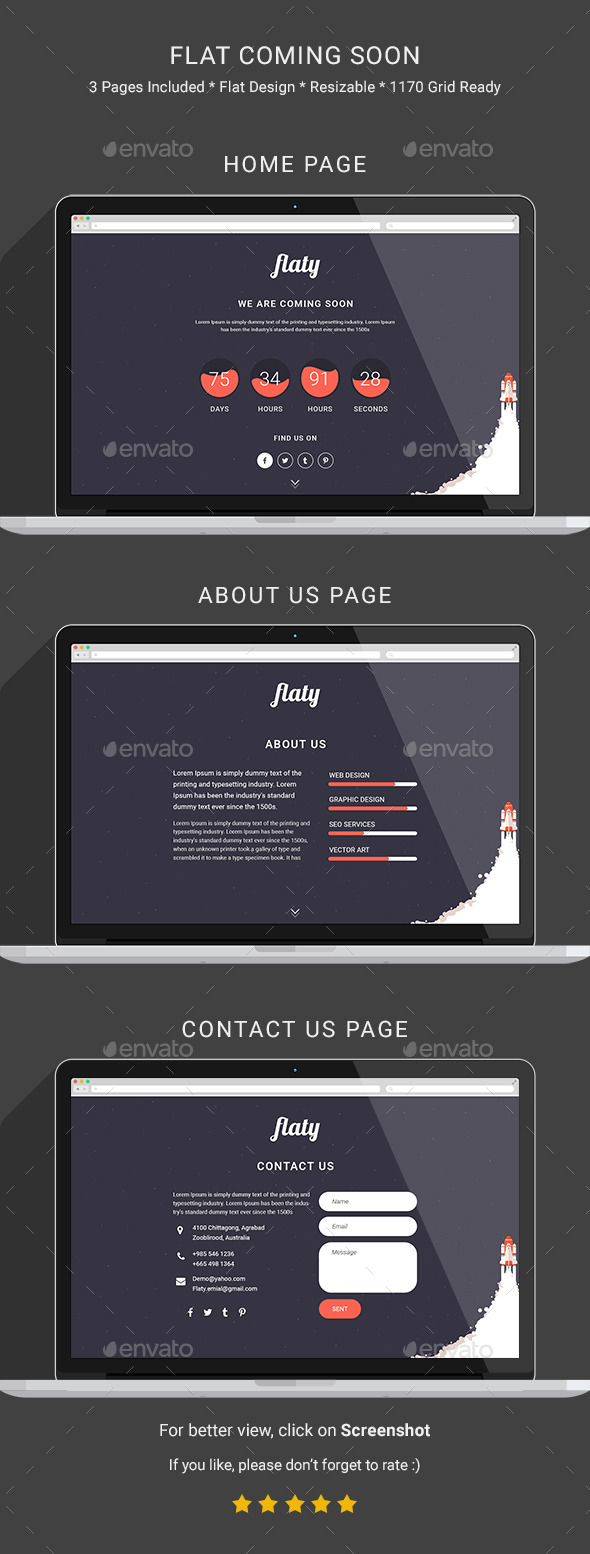 GraphicRiver Flat Coming Soon 11907022 GraphicRiver Flat Coming Soon 11907022