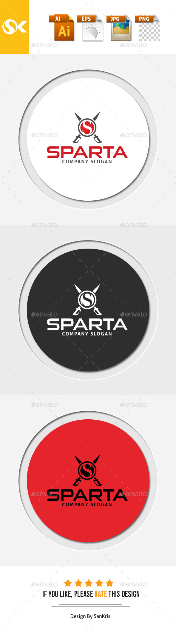GraphicRiver Sparta S Letter Logo Template 11907543 GraphicRiver Sparta S Letter Logo Template 11907543