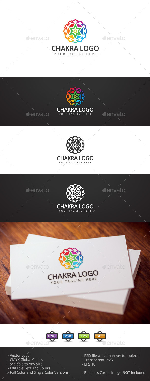 GraphicRiver Chakra Logo 11911420 GraphicRiver Chakra Logo 11911420