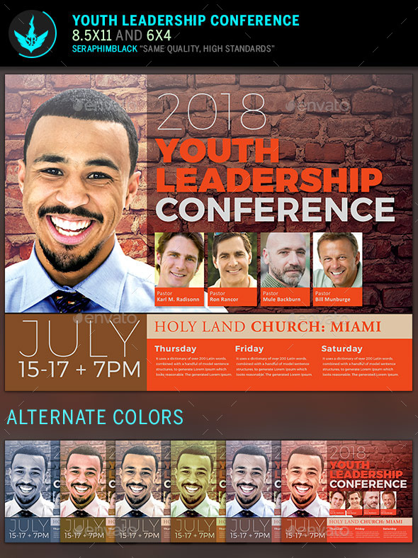 GraphicRiver Youth Leadership Conference Flyer Template 11911981 GraphicRiver Youth Leadership Conference Flyer Template 11911981