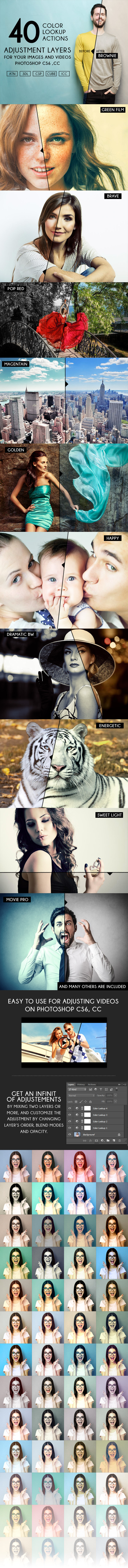 GraphicRiver 40 Color Adjustment Lookup Actions 11912099 GraphicRiver 40 Color Adjustment Lookup Actions 11912099