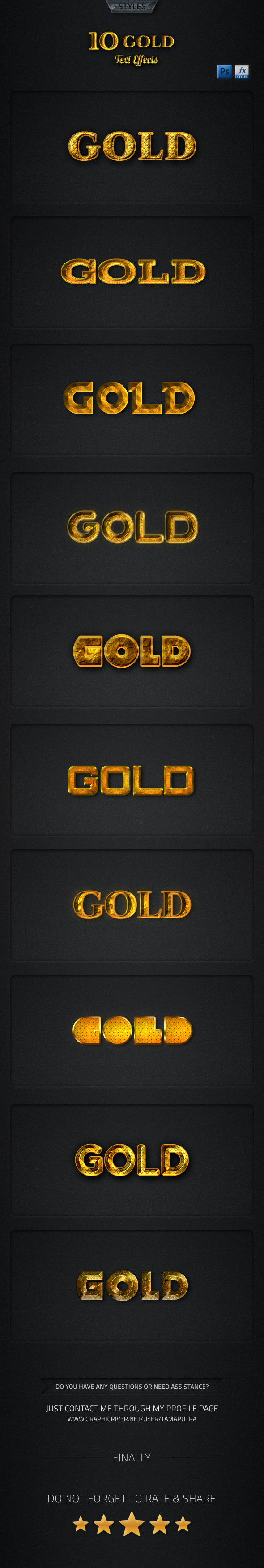 GraphicRiver Gold Text Effect 11912266 GraphicRiver Gold Text Effect 11912266