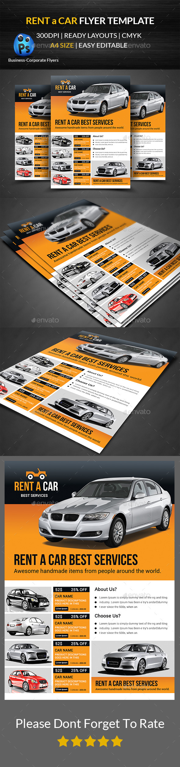 GraphicRiver Rent a Car Flyer Template 11912620 GraphicRiver Rent a Car Flyer Template 11912620