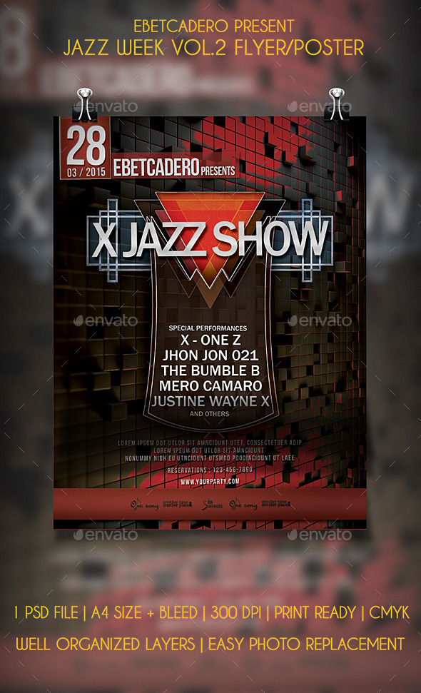 GraphicRiver Jazz Week Flyer Poster Vol.2 11912695 GraphicRiver Jazz Week Flyer Poster Vol.2 11912695