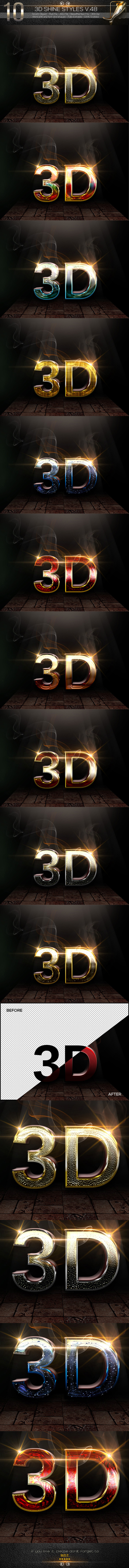 GraphicRiver 10 3D Text Style V.48 11913834 GraphicRiver 10 3D Text Style V.48 11913834