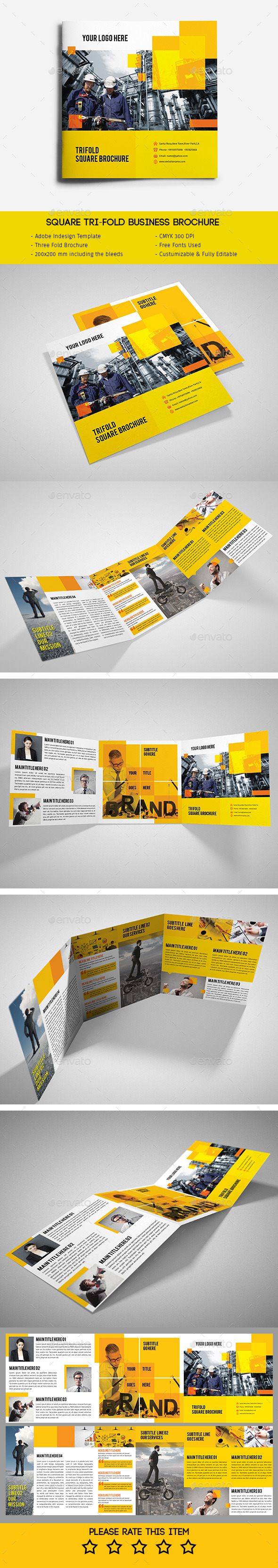 GraphicRiver Square Tri-Fold Business Brochure 11915043 GraphicRiver Square Tri-Fold Business Brochure 11915043