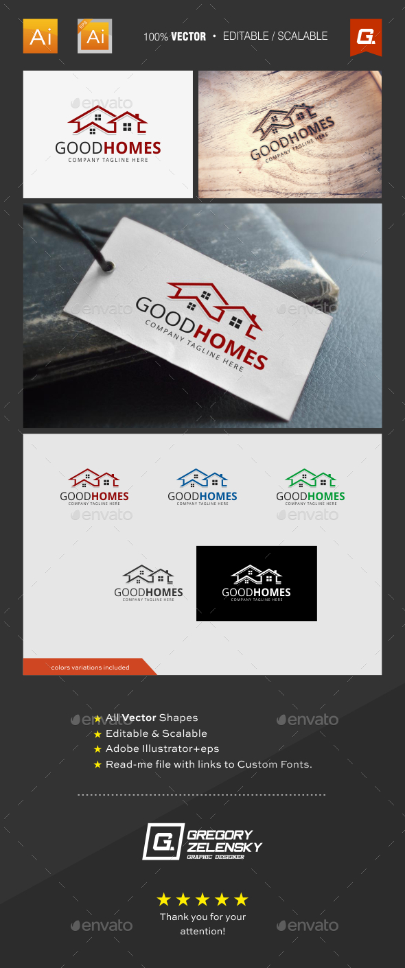 Real Estate Logo Template