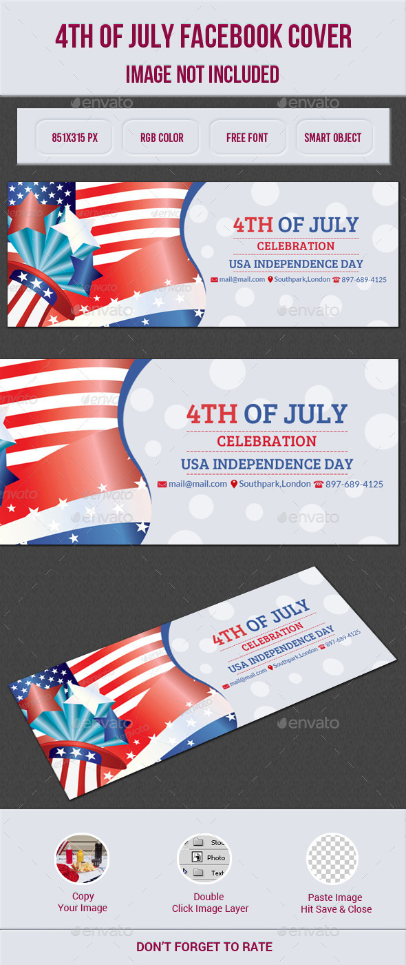 GraphicRiver 4th Of July Facebook Cover 11915153 GraphicRiver 4th Of July Facebook Cover 11915153