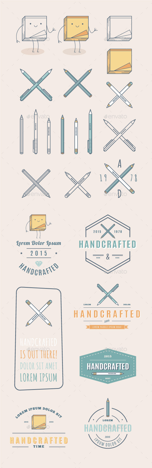 GraphicRiver Trendy Retro Vintage Insignias and Logo 11918076 GraphicRiver Trendy Retro Vintage Insignias and Logo 11918076