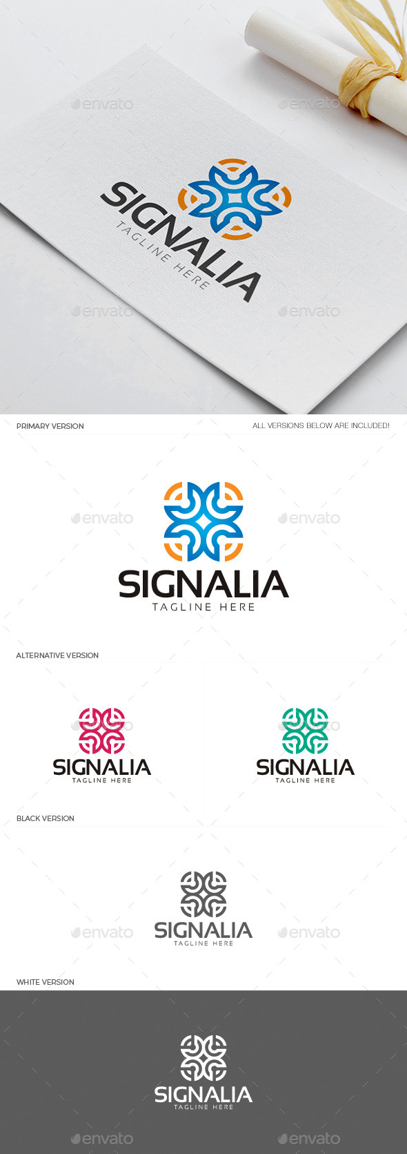 GraphicRiver Signalia Logo 11918238 GraphicRiver Signalia Logo 11918238