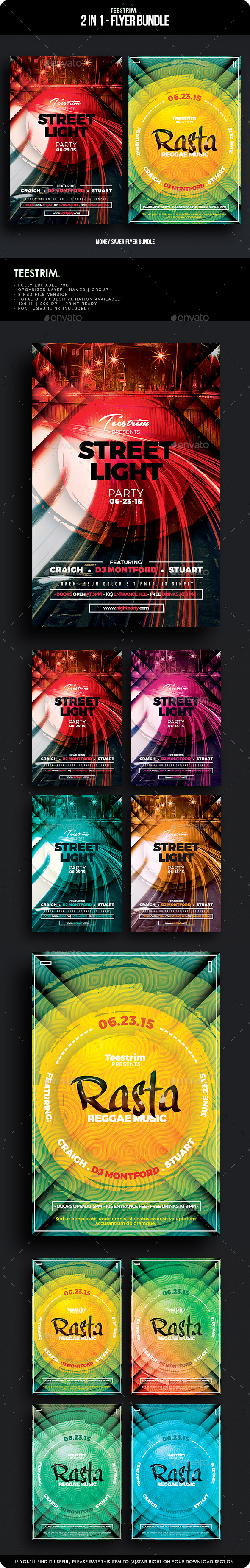 GraphicRiver 2 in 1 Flyer Bundle V.3 11918811 GraphicRiver 2 in 1 Flyer Bundle V.3 11918811