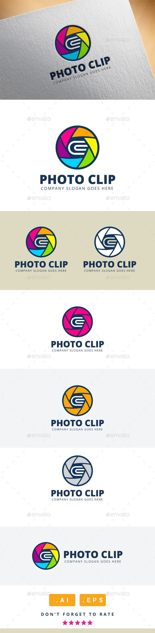 GraphicRiver Photo Clip Logo 11920418 GraphicRiver Photo Clip Logo 11920418