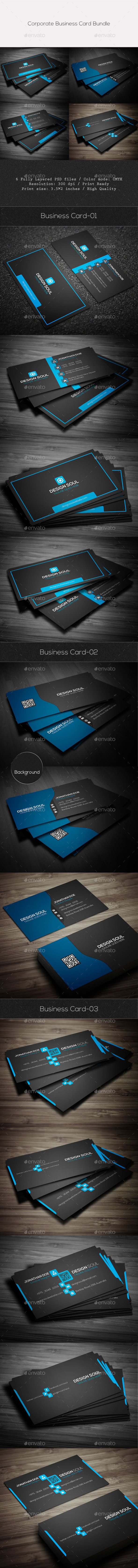 GraphicRiver Corporate Business Card Bundle 11920707 GraphicRiver Corporate Business Card Bundle 11920707