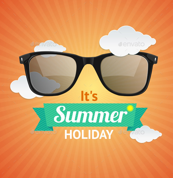GraphicRiver Sunglasses Summer Card Background 11920752 GraphicRiver Sunglasses Summer Card Background 11920752