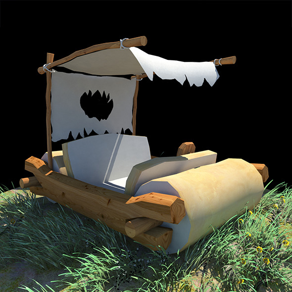3DOcean Low Poly Fred Flintstones Car 11920970 3DOcean Low Poly Fred Flintstones Car 11920970