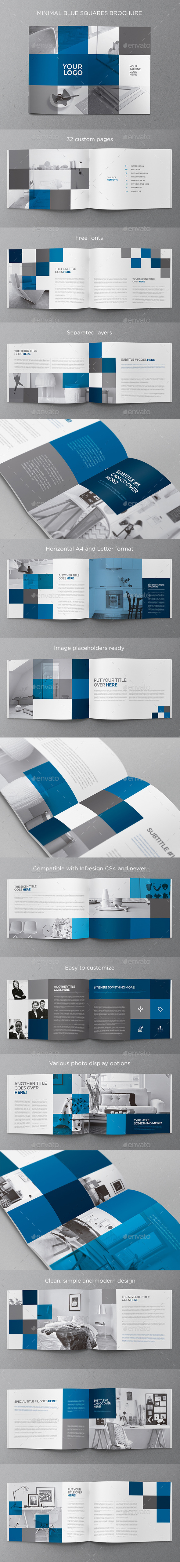 GraphicRiver Minimal Blue Squares Brochure 11921055 GraphicRiver Minimal Blue Squares Brochure 11921055