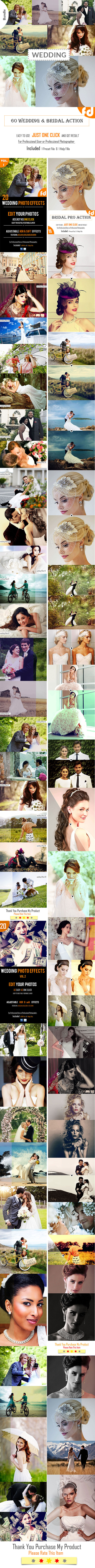 GraphicRiver 60 Wedding & Bridal Actions Bundle 11921214 GraphicRiver 60 Wedding & Bridal Actions Bundle 11921214