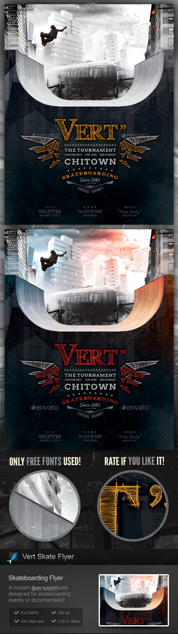 GraphicRiver Vert Skate Skateboarding Flyer Template 11921279 GraphicRiver Vert Skate Skateboarding Flyer Template 11921279