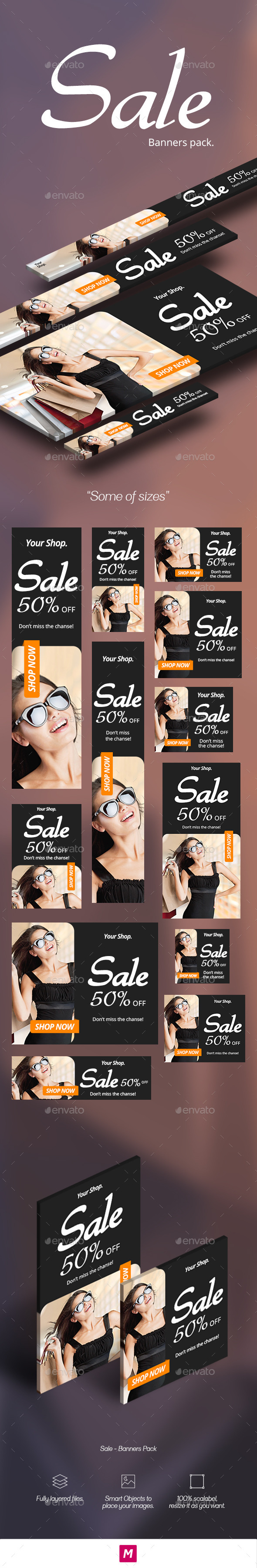 GraphicRiver Sale Banners Pack 11922985 GraphicRiver Sale Banners Pack 11922985