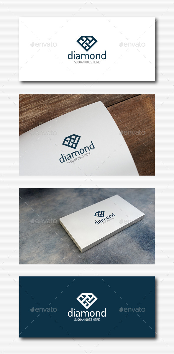 GraphicRiver Stylish Diamond Logo 11923096 GraphicRiver Stylish Diamond Logo 11923096
