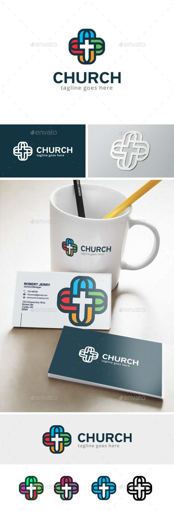 GraphicRiver Church Logo 11923818 GraphicRiver Church Logo 11923818