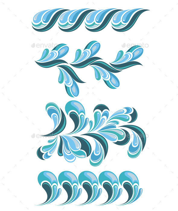 GraphicRiver Splash Water Drops 11924792 GraphicRiver Splash Water Drops 11924792