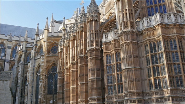 The Beautiful Palace Of Westminster in London The Beautiful Palace Of Westminster in London