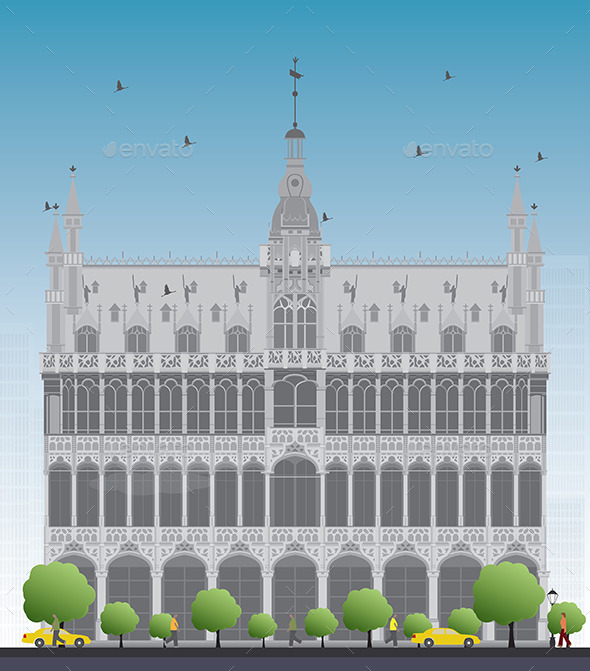 GraphicRiver King s House on Grand Place Square in Brussels 11927869 GraphicRiver King s House on Grand Place Square in Brussels 11927869