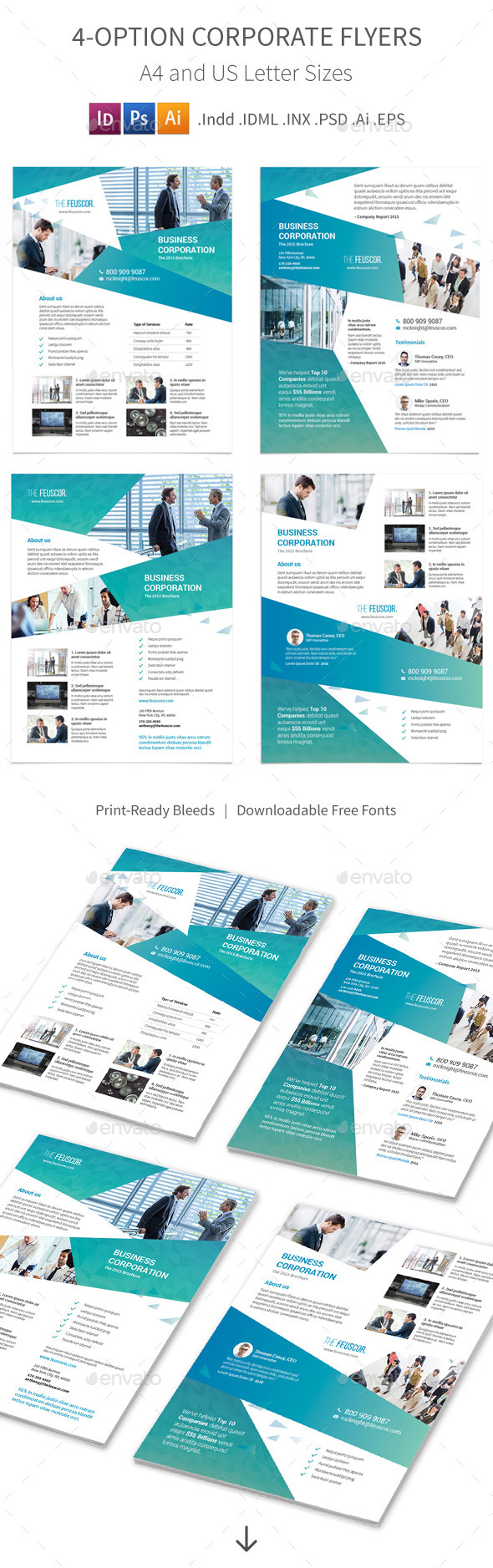 GraphicRiver Corporate Company Flyers 4 Options 11928343 GraphicRiver Corporate Company Flyers 4 Options 11928343