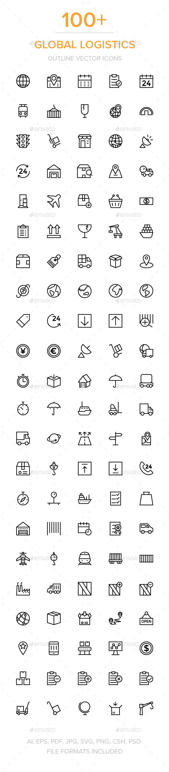 GraphicRiver 100& Global Logistics Vector Icons 11930006 GraphicRiver 100& Global Logistics Vector Icons 11930006