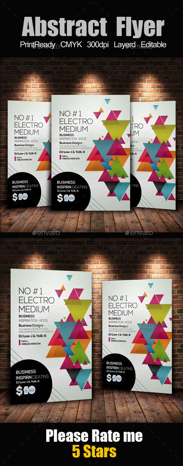 GraphicRiver Creative Business Flyer Template 11931281 GraphicRiver Creative Business Flyer Template 11931281