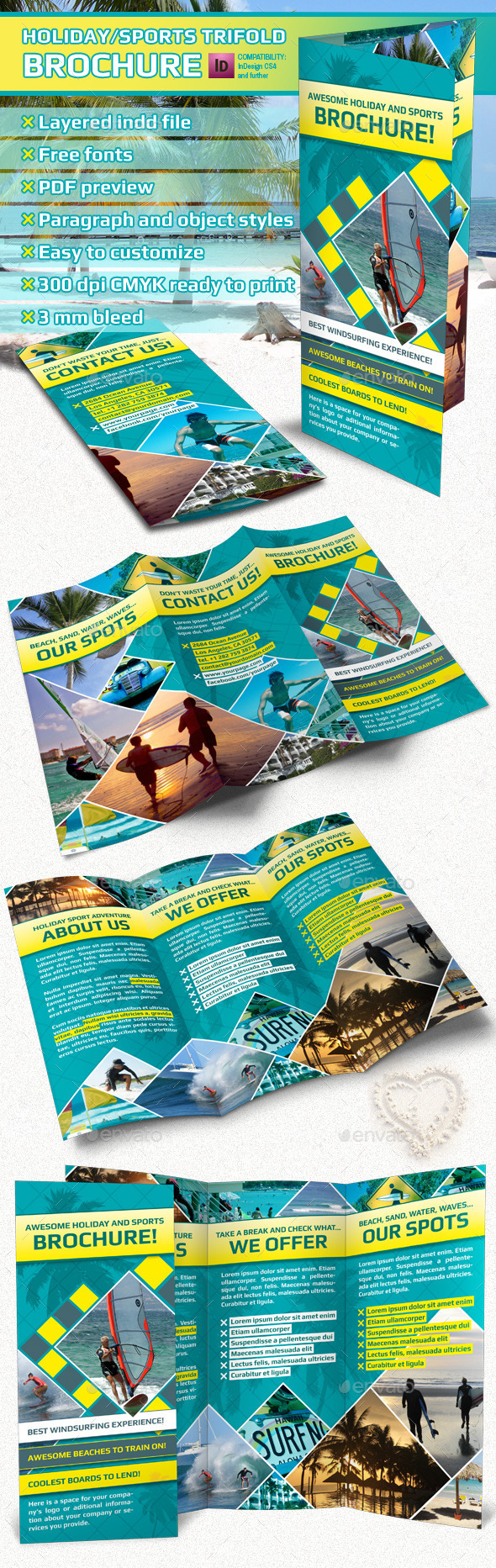 GraphicRiver Holiday Trifold Brochure 11932209 GraphicRiver Holiday Trifold Brochure 11932209