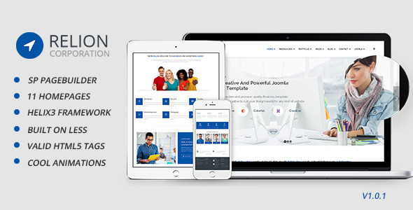 Relion Multi-Purpose Joomla! Template