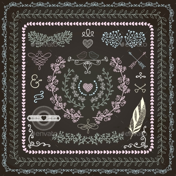 GraphicRiver Hand-Drawn Seamless Borders and Design Elements 11932614 GraphicRiver Hand-Drawn Seamless Borders and Design Elements 11932614