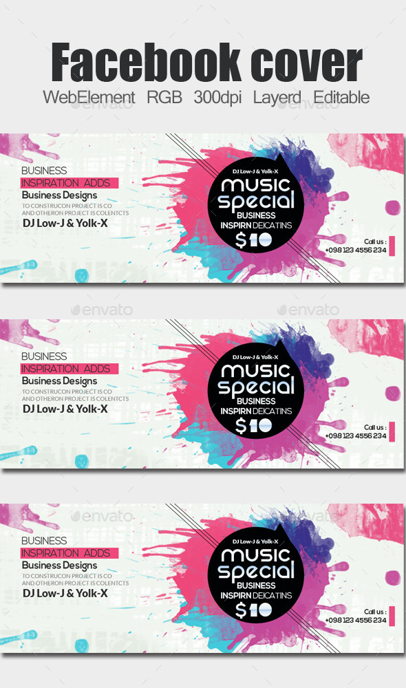 GraphicRiver Electro & Futuristic Facebook Timeline 11933211 GraphicRiver Electro & Futuristic Facebook Timeline 11933211