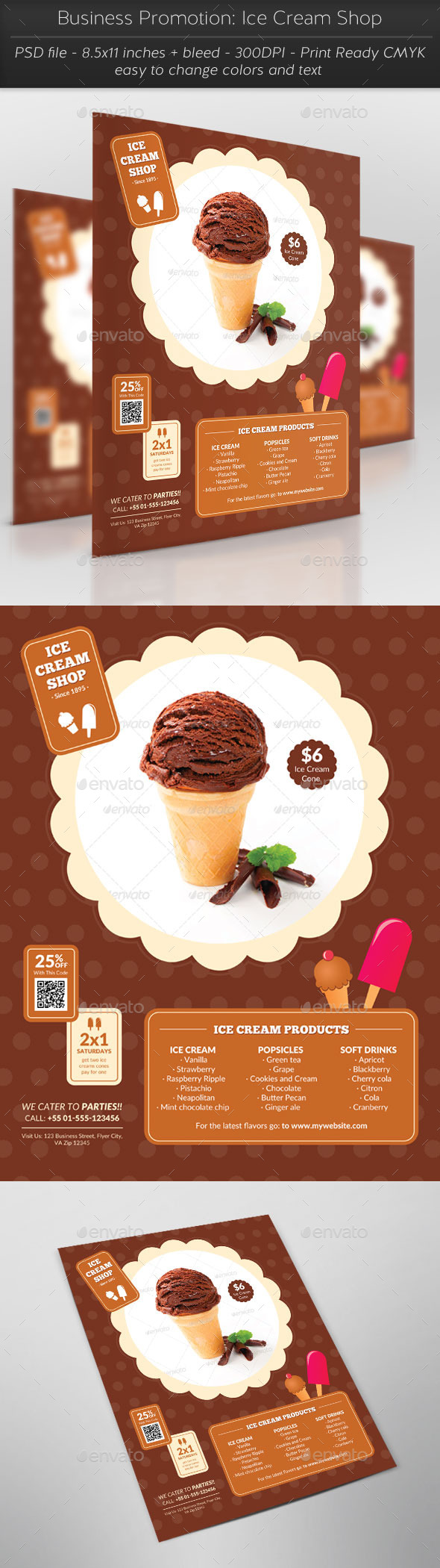 GraphicRiver Business Promotion Ice Cream Shop 11934117 GraphicRiver Business Promotion Ice Cream Shop 11934117