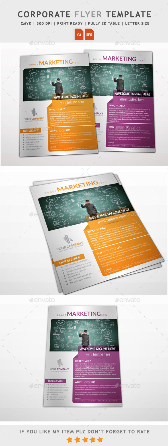 GraphicRiver Multipurpose Business Flyer 11935650 GraphicRiver Multipurpose Business Flyer 11935650