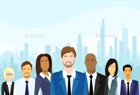 GraphicRiver Business People Group Diverse Team Vector 11937591 GraphicRiver Business People Group Diverse Team Vector 11937591