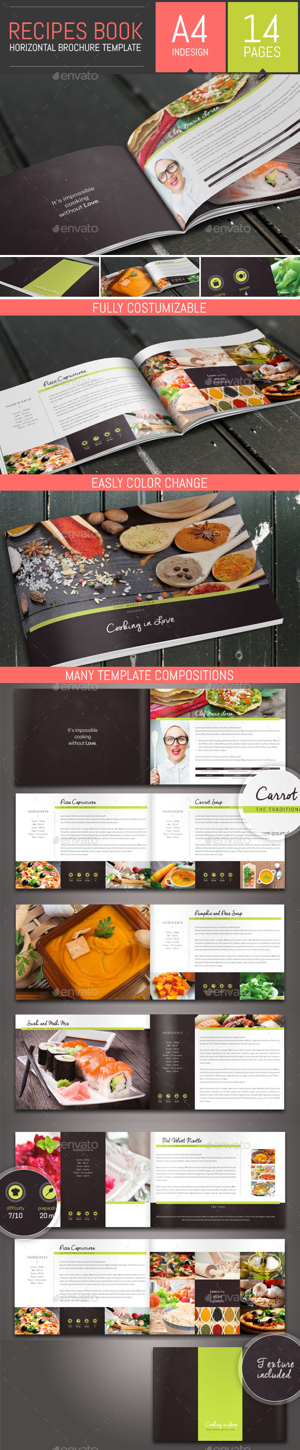 GraphicRiver Recipes Book Brochure Template 11937839 GraphicRiver Recipes Book Brochure Template 11937839