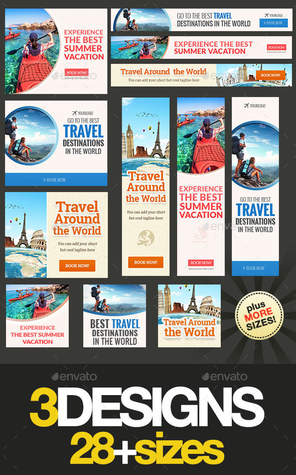 GraphicRiver Travel Banner Bundle 11937862 GraphicRiver Travel Banner Bundle 11937862