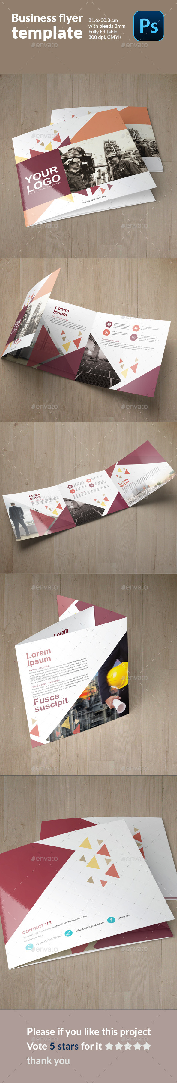 GraphicRiver Square Cool Modern Geometrical Trifold 11928285 GraphicRiver Square Cool Modern Geometrical Trifold 11928285