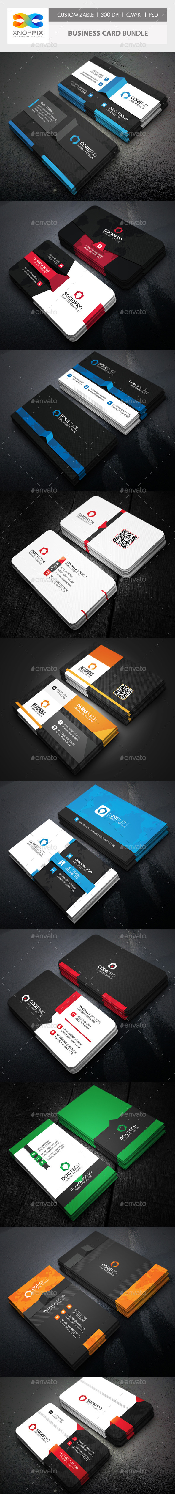 GraphicRiver Business Card Bundle 10 in 1 11938145 GraphicRiver Business Card Bundle 10 in 1 11938145