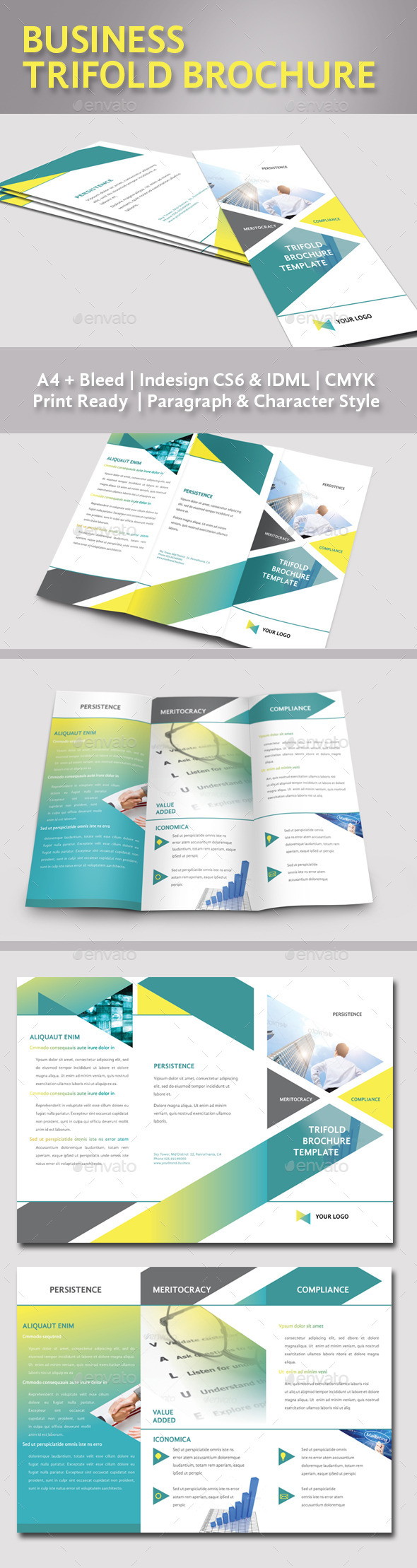 GraphicRiver Trifold Brochure Template 11938350 GraphicRiver Trifold Brochure Template 11938350
