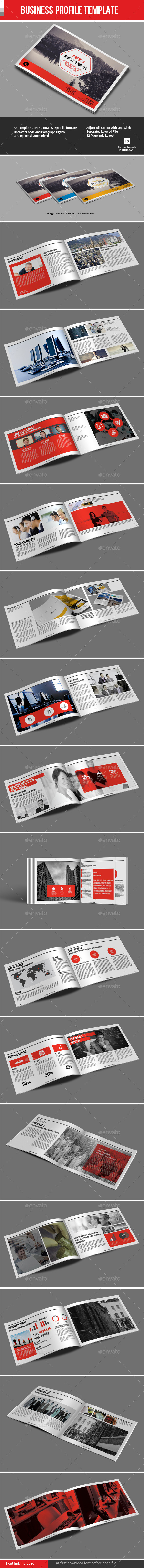 GraphicRiver Business Profile Template 11939359 GraphicRiver Business Profile Template 11939359