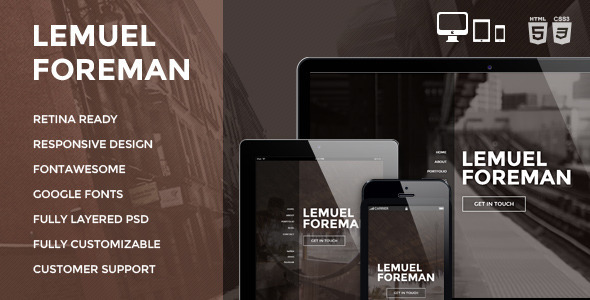 LF - One Page Multi Purpose Parallax HTML Theme