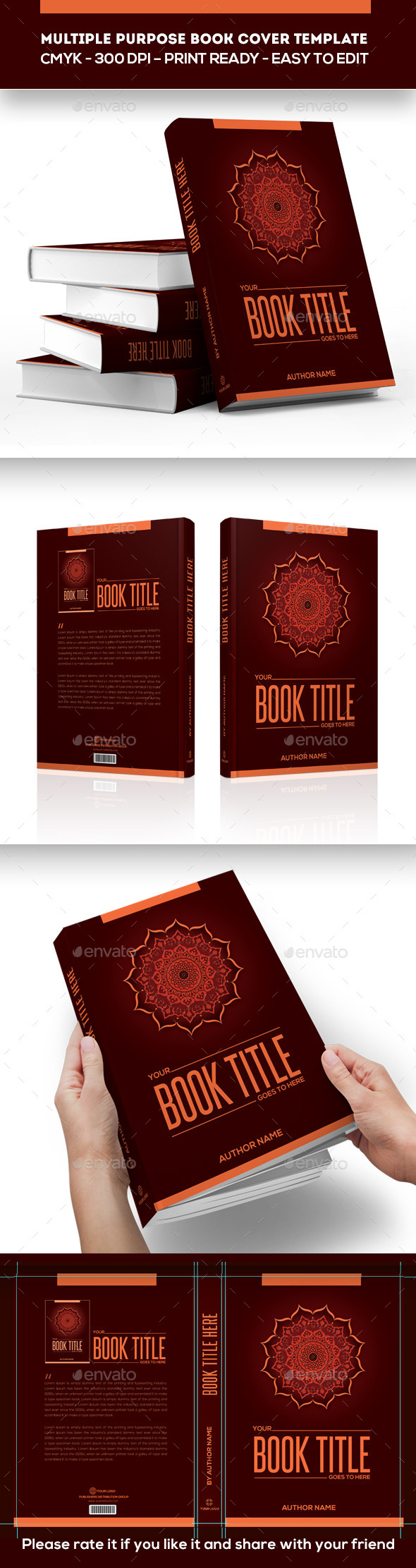 GraphicRiver Multiple Purpose Book Cover Template 11940931 GraphicRiver Multiple Purpose Book Cover Template 11940931