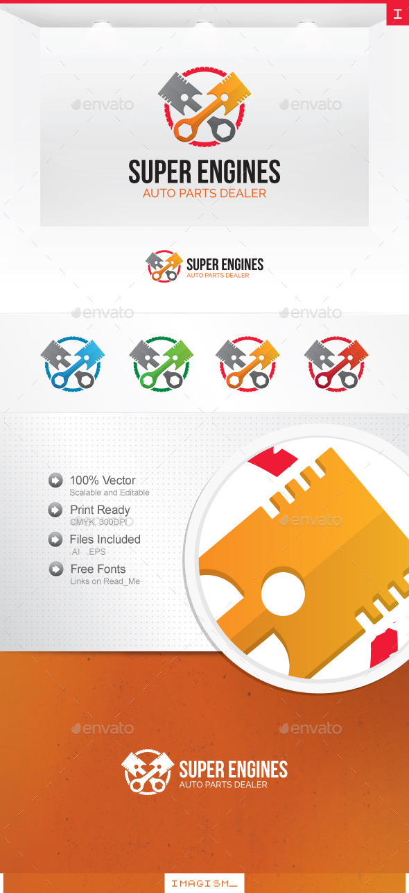 GraphicRiver Super Engines Logo 11941253 GraphicRiver Super Engines Logo 11941253